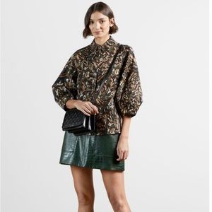 Ted Baker Evrett Lantern Sleeve Shirt‎